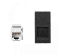 PL K45 1/2 MEC V&D PLANA C/GUARDAP CON 1 CONECTOR CAT6 UTP