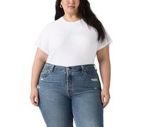 Levi's® Plus T-shirt 'PERFECT' bleu clair / blanc naturel, Taille XXL