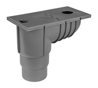 PL Regard de Descente Eau pluviale Ø 50mm-125mm Regard gouttière Drain de Cour Gris