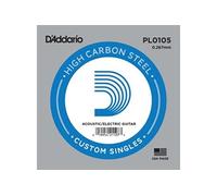 D'Addario PL0105 Corde seule en acier pur pour guitare Calibre .0105