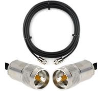 PL259 12m UHF Câble coaxial - câble d'extension HF240 (LMR 240 équivalent) etanche - rallonge pour HAM cable antenne CB Radio Analyseur Tosmetre Marine RF VHF Cibi SDR Radio Amateur