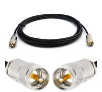 PL259 1m UHF Câble coaxial RG58 50 Ohm - Résistant aux intempéries - rallonge pour HAM cable antenne CB Radio Analyseur Tosmetre Marine RF VHF Cibi SDR Radio Amateur