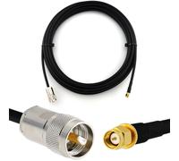 PL259 vers SMA mâle 15m UHF Câble coaxial - câble d'extension HF240 (LMR 240 équivalent) etanche - rallonge pour HAM cable antenne CB Radio Analyseur Tosmetre Marine RF VHF Cibi SDR Radio Amateur