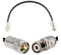 PL259 vers SO239 30cm UHF Câble coaxial - câble d'extension HF240 (LMR 240 équivalent) etanche - rallonge pour HAM cable antenne CB Radio Analyseur Tosmetre Marine RF VHF Cibi SDR Radio Amateur