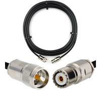 PL259 vers SO239 5m UHF Câble coaxial - câble d'extension HF240 (LMR 240 équivalent) etanche - rallonge pour HAM cable antenne CB Radio Analyseur Tosmetre Marine RF VHF Cibi SDR Radio Amateur