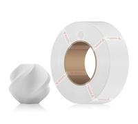 PLA Basic Refill Filament Compatible with Bambu Lab A1/A1 Mini/X1/P1 Series avec RFID 1.75mm 1KG Sans Bobine Refilament pour Imprimante 3D-Jade Blanc (10100)