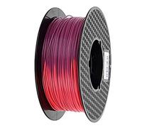 PLA Filament 1.75mm, 3D Printer Filament, Temperature-Sensitive and Color-Changing Thermal Material, Red to Purple