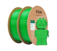 PLA Filament 1.75mm,PLA Basic 3D Printer Filament Dimensional Accuracy +/- 0.05mm,1kg per Spool,2 Spools Filament,Green+Green