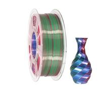 PLA Filament d'impression, filament PLA 2 mm 0,25 kg, filament d'impression multicolore, matériau d'impression multifonction, dégradé de couleur, filament d'impression dégradé pour l'impression