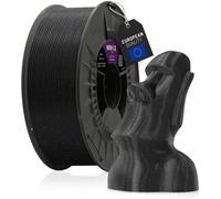 PLA HD Glitter Filament 1.75mm Black Galaxy for 3D Printing,PLA Spool 300g,3D Printer Filament,3D Printing Materials Glitter,Dimensional Accuracy +/- 0.05mm