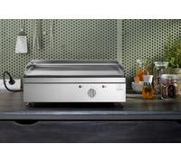 Pla.Net Plancha électrique en inox 2080 W avec housse de protection - 54 x 50 x 20 cm - 400118.