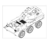 Pla Ptl02 Wheeled Tank Destroyer - 1:35e - Hobby Boss G