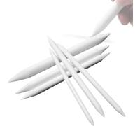PLABBDPL 6 Pièces Estompeur, Estompe en Papier, Stylos Mélangeurs, Matériel pour Sketch Crayon Dessin - Artistes et Étudiants, Blanc