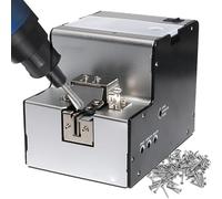 PLABNK Distributeur De Vis Réglable, Fournisseur De Vis Automatique, Vitesse De Sortie : 2 Pièces/Sec, Capacité : 500 CC, Vitesse Réglable, avec Rail Réglable, pour Diamètre : 1~5 Mm,A