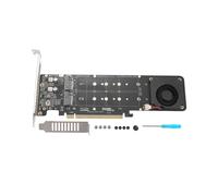 Placa Adaptadora PCIeX16 para M.2 M-Key NVMEx4SSD Adaptador de Expansão Array Divisora Acessórios Servidor 2U