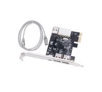 Placa de Captura Vídeo PCI-e 1X 1394 4 Portas DV HD Firewire 800/400/200/100Mbps Suporta Hot-Swapping para Desktop