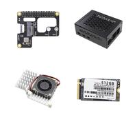 Placa de Expansão SSD X1000 + Kit Completo 512GB para 5 PCIE M.2 NVMe 2242-2230 Periférica PCIe