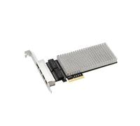 Placa de Rede PCIE 4 Portas 2.5G Sem Disco, Porta com Fio Gigabit, InicializaçãO PXE Disco ESXi(B)