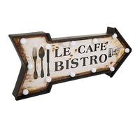 Placa Luminosa De Pared De Plastico Blanco