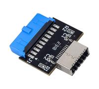 Placa-Mãe de Computador USB3.0/3.1 19PIN para Adaptador TYPE-E20PIN Computadores Sem Portas USB3.0 Na Frente