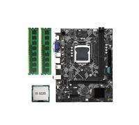 Placa-MãE para Desktop B75M- + CPU I3-3220 2 X DDR3 1600MHz 8G RAM LGA 1155 USB 3.0 SATA Computador