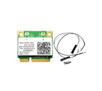 Placa WiFi 5100AGN+2xAntenas 2.4G&5G 300Mbps MINIPCIE de Rede Sem Fio para Laptops , Hasee