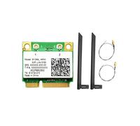 Placa WiFi 5100AGN + Antena 8dBi 2.4G&5G 300Mbps MINIPCIE de Rede Sem Fio para , Hasee Laptop