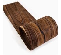 Placage épais en palissandre brésilien naturel - 0,5 mm d'épaisseur, 2,5 x 0,2 m pour loisirs créatifs, pulence des meubles, distinction des haut-parleurs, décoration d'intérieur de voiture