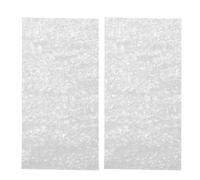 Placage Tête De Guitare Celluloïd Blanc Nacré, 2 Pièces, Épaisseur 0,7mm, Placage Pour Guitare Acoustique - Matériau Durable, Parfait Pour Projet DIY Et Réparation