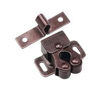 Placard Double Galet - Loquets Double Galet Acier Inoxydable, Loquets Quincaillerie À Billes Ressort Avec Gâche Pointe | À Ģalet Tension Bille Pour Portes Placard Armoire Penderie