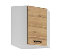 Placard haut de cuisine - DECONATION - Rita - Marron - 60x72 cm - Fonctionnel avec étagère cachée