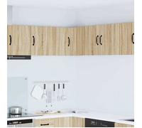 Vidaxl Meuble Mural De Cuisine Avec Porte Chêne Sonoma 57 X 57 X 40 Cm