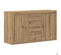 Placard salle à manger - BEST-HOME - Buffet - chêne artisanal - 120x36x69cm - Bois d'ingénierie - Meuble de Salon 3_7400632