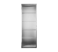 Placard verre Haze verre cannelé 35x100cm WxHxD 35x100x14.5cm