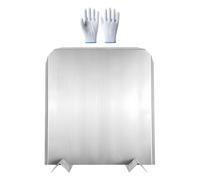 Placas De Protección Para Chimenea - 40x46 Centímetros Ajustable érable Inoxidable, Placas Traseras De Chimenea Y Paneles De Metal | Reflector De Calor Para Hogar Apartamento Hotel Oficina Sala Estar