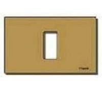 PLACCA 1 Modulo standard, ALLUMINIO anodizzato, par scatole Car I