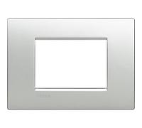 Placca Air 3 Moduli Tech In Metallo Bticino Serie Living light LNC4803TE