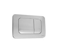 Placca doppio scarico tropea valsir cromato lucido