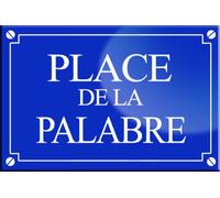 Place de la palabre - 20x13,2 cm - Sticker