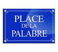 Place De La Palabre - 20x13,2 Cm - Sticker/Autocollant