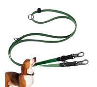 Place de marche pour chien, corde de traction d'entraînement étanche - entraînement durable et marche - avidité, deux mâles en métal - avec cru, fort de chien pour la chasse, le camping, la marche - l
