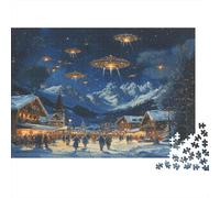 Place de Vacances Puzzle 1000 Pièces Adulte en Carton Épais Et Robuste, Puzzle Brain Training Puzzle pour Une Activité Fuzzle Après L'école, Passion Nature Et Faune 38x26cm/1000pcs