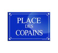 Place Des Copains (20x13,2cm) - Sticker/Autocollant