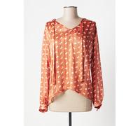 place des victoires chemisiers et blouses femme de couleur orange 36
