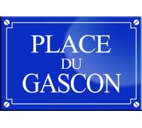 Place du Gascon - 20x13,2 cm - Sticker