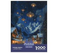 Place du Village de Vacances Puzzles 1000 Pieces Cadeau Unique Jeu Éduchatif Challenge Toy À De Qualité Supérieure Peinture Art pour Adultes Et Enfants 70x50cm/1000pcs