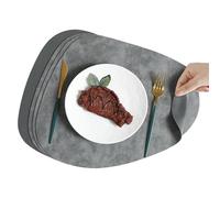 Place Mats for Dining Tables, Leather Dinner Placemat Table Plate Mat, 4-Piece Heat-Resistant and Easy-Clean Home Table Decor, Elegant Indoor Outdoor Farmhouse Restaurant Hotel Apartment Wedding Use