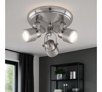 Place Rondell Luminaire Sportif Plafonnier Spot Réglable Vintage 3 Flammes GU10