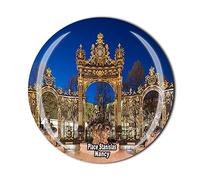 Place Stanislas Nancy France Aimant de réfrigérateur souvenir en cristal