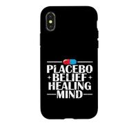 Placebo Croyance Guérison Esprit Positive Vibes Coque pour iPhone X/XS
